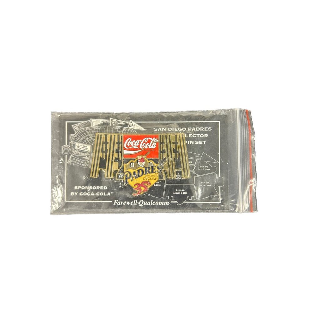San Diego Padres Sycuan 35th Coca-Cola Lapel Pin MLB Major League Baseball Fan